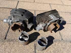 237-11321-00-00 Yamaha Hd15 1968 Bonnanza Ycs1 180 Oem Cylinder Piston Lot Pair