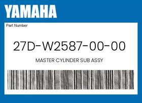 Yamaha 27d-w2587-00-00 Genuine Master Cylinder Sub Assy -