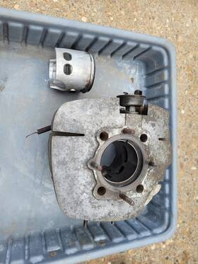 311-11311-01-00 Yamaha 1973 Rt-3 360 Cylinder And Piston. .25mm/1st Oversize Bore