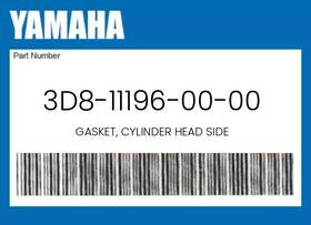 Yamaha 3d8-11196-00-00 Genuine Gasket Cylinder Head Side -