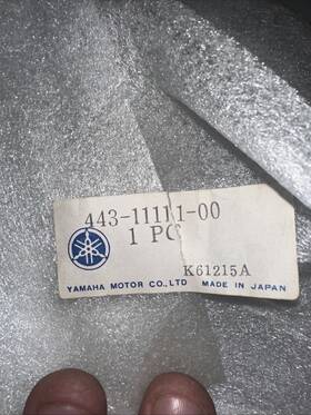 443-11111-00-00 Yamaha 1974-1975 Dt 175 Dt175 Enduro Oem Cylinder Head 443 Ahrma Vintage