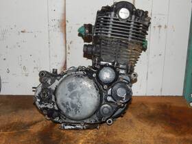 Yamaha 583-001107 1976 Tt500 Engine Motor Cylinder Crankcase Vintage Thumper