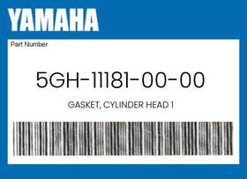 5gh-11181-00-00 Yamaha Genuine Gasket Cylinder Head 1 -