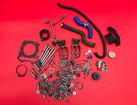 5xc-27421-m2-00 Yamaha 2008 Yz250f Bolt Bolts Set And Footrest Pipe Oil Flange Damper Locatin