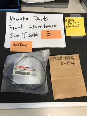 93211-14421-00 Yamaha Tz250 1981-1982 Cylinder Head O-ring New Genuine Oem 93211-14421 Nib
