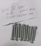 Honda ATC250 C70 CT70 CT90 CA77 Nos Screws (QTY-12) Oem 93500-06040-0A (HO/11). Fixed Price $70.00.