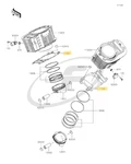 Genuine Kawasaki Cylinder Base Gasket For VN1700 2009-2015 (1 X Pair). Fixed Price $33.22.