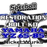 Specbolt Restoration Kit For Yamaha YZ65 YZ80 YZ85 Fasteners Nickel Wurks. Fixed Price $250.00.