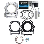 Niche Cylinder Piston Gasket Kit For Yamaha Grizzly 550 Fi Eps 28P-11311-00-00. Fixed Price $214.95.