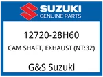 Suzuki Oem Part 12720-28H60 Cam Shaft, Exhaust (NT:32). Fixed Price $307.66.