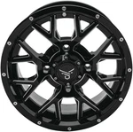 Quadboss Barbwire WHEEL-14X7-4+3 OFFSET-4/156-BLACK/MILLED-RT-GW081147156BMIA. Fixed Price $246.99.