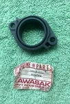 Genuine New 1972-1975 Kawasaki G5 100 Exhaust Flange Connector Holder. Fixed Price $29.95.