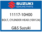 Suzuki Oem Part 11117-10H00 Bolt,cylinder Head (10X124). Fixed Price $16.20.