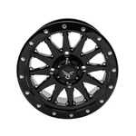 Quadboss Wagon Wheel 14X7, 4/110, 5+2, Black/milled RT-GW106147110BMIB. Fixed Price $179.21.