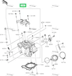 Kawasaki KX250X Cylinder Head 11008-1485 No Gas Oil. Fixed Price $632.93.