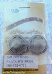 Precision Scale #5686 Housing, 36" Dia. Air Intake Fan, Early Emd (plastic. Fixed Price $9.90.