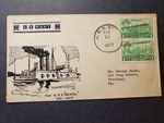 Civil War Ironclad River Gunboat Uss Benton Naval Cover 1937 Cachet Bonita. Fixed Price $9.99.