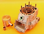 1990 Kawasaki KX250 Cylinder Jug Bore And Piston Assembly 11005-1601. Fixed Price $170.99.