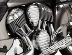 Arlen Ness Chrome Finned Cam Cover I-1168 Indian Motorcycle Thunderstroke Engine. Fixed Price $149.00.