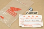Nos Honda ATC250 CB750 CR250 GL1000 QA50 XL350 XR75 XR80 Nut 90236-300-000. Fixed Price $10.44.