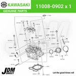 2018-2019 Kawasaki KX250F Oem Cylinder Head 11008-0902. Fixed Price $679.89.