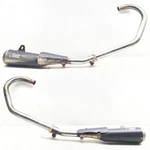 08-12 Moto Guzzi V7 Classic 750 Left & Right Mivv Exhaust Mufflers W/ Headers. Fixed Price $452.88.