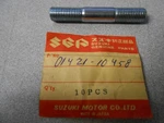 Nos Suzuki Oem 89-95 RM250 Stud Bolt 01421-10458. Fixed Price $11.98.