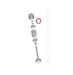 Yamaha Part# 1HX-12168-M1-00 Adjusting Pad 1.65 Valve Shim, Stock!!!. Fixed Price $9.49.