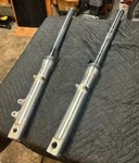 2008 Suzuki LS650 Front Fork Assemblies * Set. Fixed Price $400.00.
