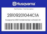 Husqvarna Genuine Vorderrad Kpl. Schwarz Straight Rim Well - 28109201044C1A. Fixed Price $667.88.
