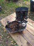 Kawasaki 250 Engine Motor Used 1973 Rebuild Parts Crank Spins. Fixed Price $300.00.