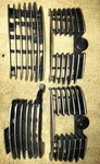 Honda VT1100 C2 C3 Shadow Sabre Aero Front & Rear Cylinder Head Cover Fins. Fixed Price $35.00.