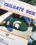 Michigan State University Spartans Tailgate Sox Mirror Cover Msu Go Green Nice !. Fixed Price $22.13.