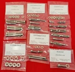 Kawasaki 1976-2001 KD80 KD100 KE100 KM100 Polished Stainless Engine Bolt Kit Set. Fixed Price $33.80.