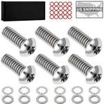 Titanium Derby Cover Screw Kit For Harley Sportster 883 XL1200C 48 72 04-22. Fixed Price $17.99.