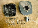 1975 Suzuki TC125 Oem Complete Top End Cylinder + Head Project 11111-28402 Rare!. Fixed Price $149.99.
