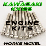 Engine Bolt Kit For Kawasaki KX125 Works Nickel Plated Best Price On. Fixed Price $39.99.