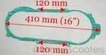 GY6 125CC 150CC 152QMI, 157QMJ Engine Short Case Cvt Cover Gasket For Go Karts. Fixed Price $12.95.