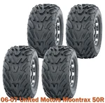 2006-2007 United Motors Moontrax 50R Atv Full Set Of Tires 16X8-7 16X8X7 4PR. Fixed Price $186.33.