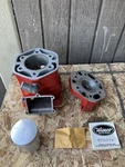 Honda 1981-1982 CR250 Top End Cylinder And Head Piston Gaskets Ported Polished. Fixed Price $885.00.