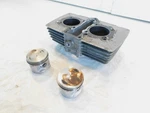 Honda CM185T CM200 Twinstar Silver Engine Motor Cylinder Barrel Jugs W/ Pistons. Fixed Price $99.99.