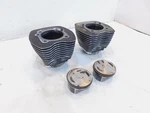 Harley Davidson Touring Dyna & Softail Twin Cam 96" Black Cylinders W/ Pistons. Fixed Price $79.95.