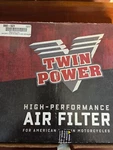 Twin Power High Flow Air Filter-part # 880-531-NOS-FREE Shipping!. Fixed Price $39.00.