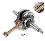 Crankshaft Euro I 17T Yamaha YBR125 TTR125 5VL-W1140-00-KD. Fixed Price $141.61.