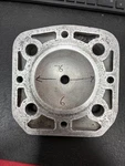 Husqvarna 500 Cr/xc Cylinder Head (no 6) 1985-88 P/n 16-14-593-01 Used Part. Fixed Price $125.00.