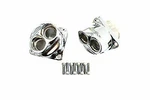 Chrome Tappet Block Set For Harley Davidson By V-twin. Fixed Price $249.24.