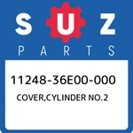 11248-36E00-000 Suzuki Cover,cylinder NO.2 1124836E00000, New Genuine Oem Part. Fixed Price $36.83.