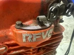 1986 Honda XL600R Upper Side Engine Decompression Cable Receiver Holder Bracket. Fixed Price $29.99.
