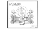 Porsche Type 550 Spyder 1953 Four Cylinder Boxer Engine Drawing Photo Model. Fixed Price $9.95.