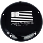 Feuling Black Large 5-HOLE American Flag Derby Cover W/contrast Logo 9162. Fixed Price $159.95.